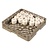 Vogue Gray Dishwasher Glasses Basket 500 x 500 x 100 mm