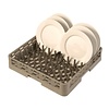 Vogue Gray Dishwasher Basket for Plates 500 x 500 x 100 mm