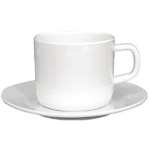 Kristallon Filiżanka biała 213 ml, Melamine (12 szt.)