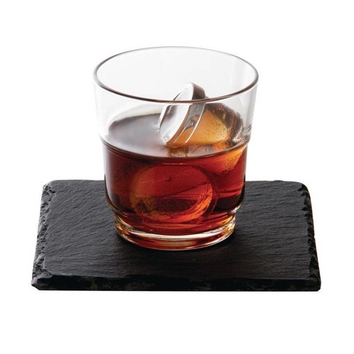 Olympia Taca z łupka naturalnego kwadratowa | 4 szt. | 13x13cm Olympia Taca z łupka naturalnego kwadratowa | 4 szt. | 13x13cm