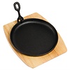 Olympia Round Cast Iron Sizzle Platter Olympia Round Cast Iron Sizzle Platter