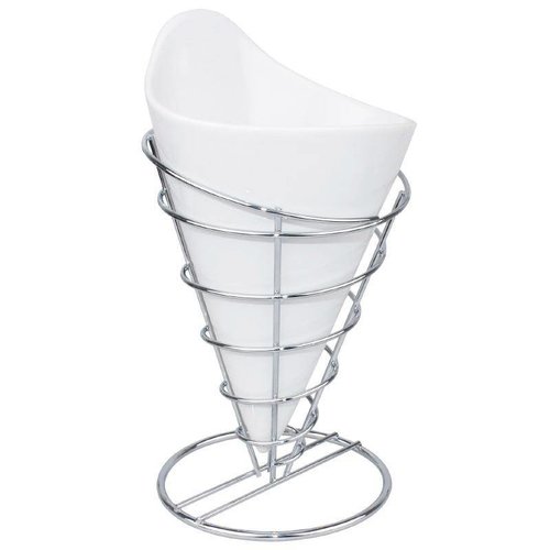 Olympia Wire Chip Cone Silver