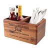 T&G Woodware T&G Food Glorious Food Table Tidy with Chalkboard T&G Woodware T&G Food Glorious Food Table Tidy with Chalkboard