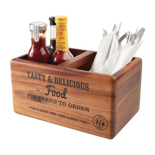 T&G Woodware T&G Food Glorious Food Table Tidy with Chalkboard T&G Woodware T&G Food Glorious Food Table Tidy with Chalkboard