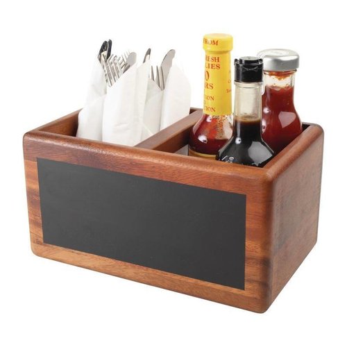 T&G Woodware T&G Food Glorious Food Table Tidy with Chalkboard T&G Woodware T&G Food Glorious Food Table Tidy with Chalkboard