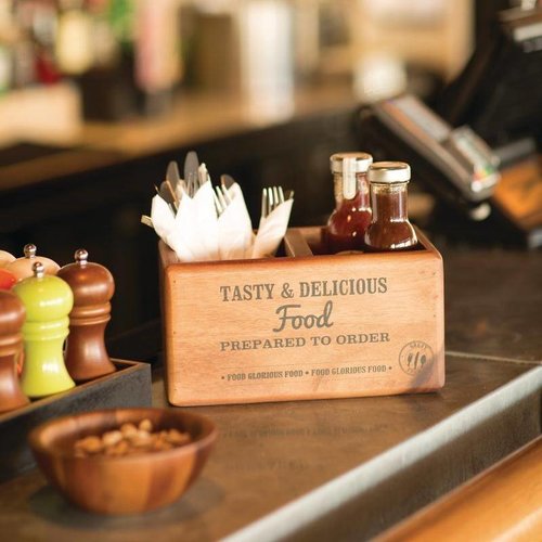 T&G Woodware T&G Food Glorious Food Table Tidy with Chalkboard T&G Woodware T&G Food Glorious Food Table Tidy with Chalkboard