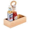 Olympia Wooden Condiment Bucket with Handle