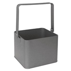 Olympia Galvanised Table Tidy Grey Olympia Galvanised Table Tidy Grey