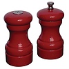Olympia Wooden Salt and Pepper Mill Set 100 mm, Red Olympia Wooden Salt and Pepper Mill Set 100 mm, Red