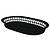 Olympia Oval Polypropylene Food Basket Black (Pack of 6)