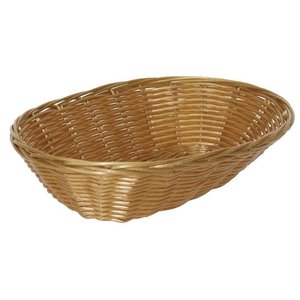 Olympia Poly Wicker Oval Food Basket (Pack of 6) Olympia Poly Wicker Oval Food Basket (Pack of 6)