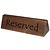 Olympia Drewniana tabliczka "Reserved" | 15x3,5x(H)3,5cm