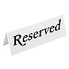 Olympia Plastic Reserve Signs (Pack of 10)