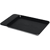 XXLselect Taca prostokątna czarna | 19x11x(H)1cm XXLselect Taca prostokątna czarna | 19x11x(H)1cm