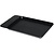 XXLselect Taca prostokątna czarna | 19x11x(H)1cm