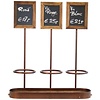 Securit Wine Bottle Display with Blackboards