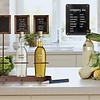 Securit Wine Bottle Display with Blackboards