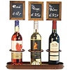 Securit Wine Bottle Display with Blackboards