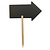 Securit Arrow Blackboard with Chalk Marker 670 x 500mm