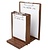 Olympia Wooden Menu Presentation Clipboard A5