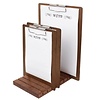Olympia Wooden Stand for Menu Presentation Clipboards