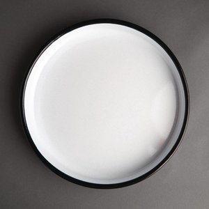 Olympia Enamelled steel Round Serving Tray Ø 320 mm White Olympia Enamelled steel Round Serving Tray Ø 320 mm White