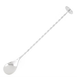 Olympia Twisted Bar Spoon with Disc End Olympia Twisted Bar Spoon with Disc End