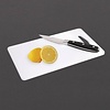 Hygiplas Low Density Polyethylene Cutting Board 153 x 255 mm White with Handle Hygiplas Low Density Polyethylene Cutting Board 153 x 255 mm White with Handle