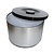 XXLselect Aluminium Ice Box 10 L, Ø292 mm, (h)217 mm with Lid