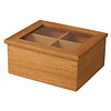 Olympia Mini Hevea Wood Tea Box Olympia Mini Hevea Wood Tea Box