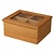 Olympia Mini Hevea Wood Tea Box