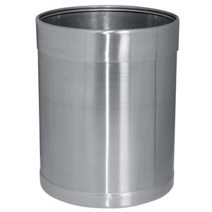 Bolero 10,2 L Round Stainless Steel Waste Paper Bin