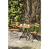 Bolero Square Faux Wood Bistro Folding Table 600mm (Single)