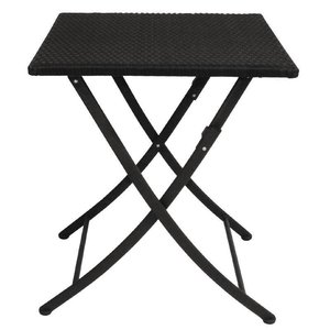 Bolero Stół składany czarny | 60x60x(H)71cm Bolero Stół składany czarny | 60x60x(H)71cm