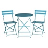 Bolero Blue Folding Chair for Outdoor Use (Pack of 2)