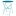 Bolero Seaside Blue Pavement Style Steel Table 595mm