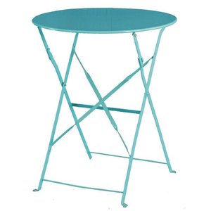 Bolero Stolik kawiarniany okrągły niebieski | 59,5(Ø)x(H)71cm Bolero Stolik kawiarniany okrągły niebieski | 59,5(Ø)x(H)71cm