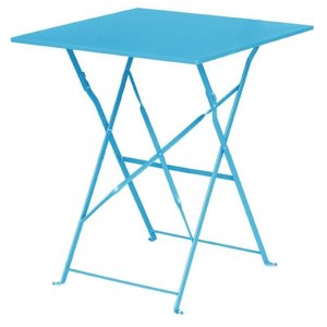 Bolero Wyprzedaż - Stolik kawiarniany niebieski | 60x60x(H)71cm Bolero Wyprzedaż - Stolik kawiarniany niebieski | 60x60x(H)71cm