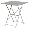 Bolero Grey Square Pavement Style Steel Table