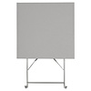 Bolero Grey Square Pavement Style Steel Table