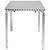 Bolero Square Leg Table 600mm