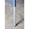 Bolero Black Stackable Chair with Aluminum Frame for Outdoor Use (Pack of 4)