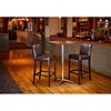 Bolero Faux Leather High Bar Stool Brown (Single)