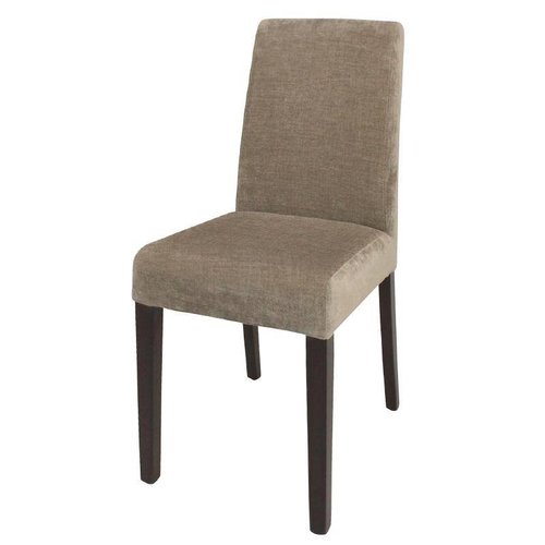 Bolero Beige Chair with Upholstered Seat,for Indoor Use (Pack of 2)