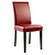 Bolero Red Chair with a Faux Leather Seat Height of 510 mm (Pack of 2)