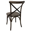 Bolero Brown Wooden Chair (Pack of 2)