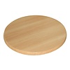 Bolero Round Table Top ø 600 mm, Light Brown Laminated Chipboard