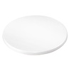 Bolero Round Table Top ø 600 mm, White Laminated Wood