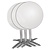 Bolero Flip Top Aluminium Table Base