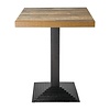 Bolero Cast Iron Step Square Table Base